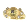 Golden Age Glamour: Antique Baroque Rose Cut Diamond Ring
